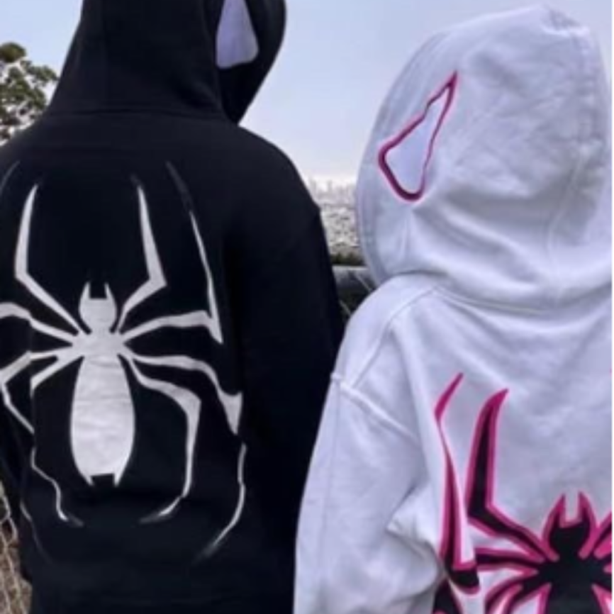 Spider Couple Hoodies