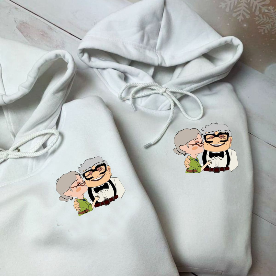 UP Couple Printed Hoodies